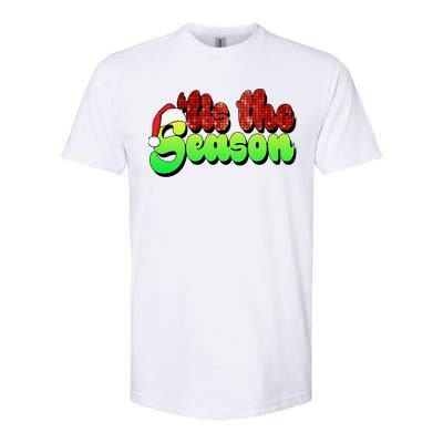 Tis The Season Santa Christmas Lover Retro Softstyle CVC T-Shirt