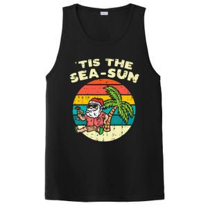 Tis The Sea Sun Santa Beach Summer Christmas In July Summer PosiCharge Competitor Tank