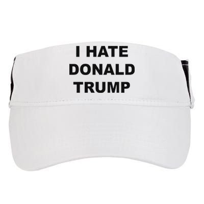Top That Says I Hate Donald Trump Anti Trump Sucks Adult Drive Performance Visor