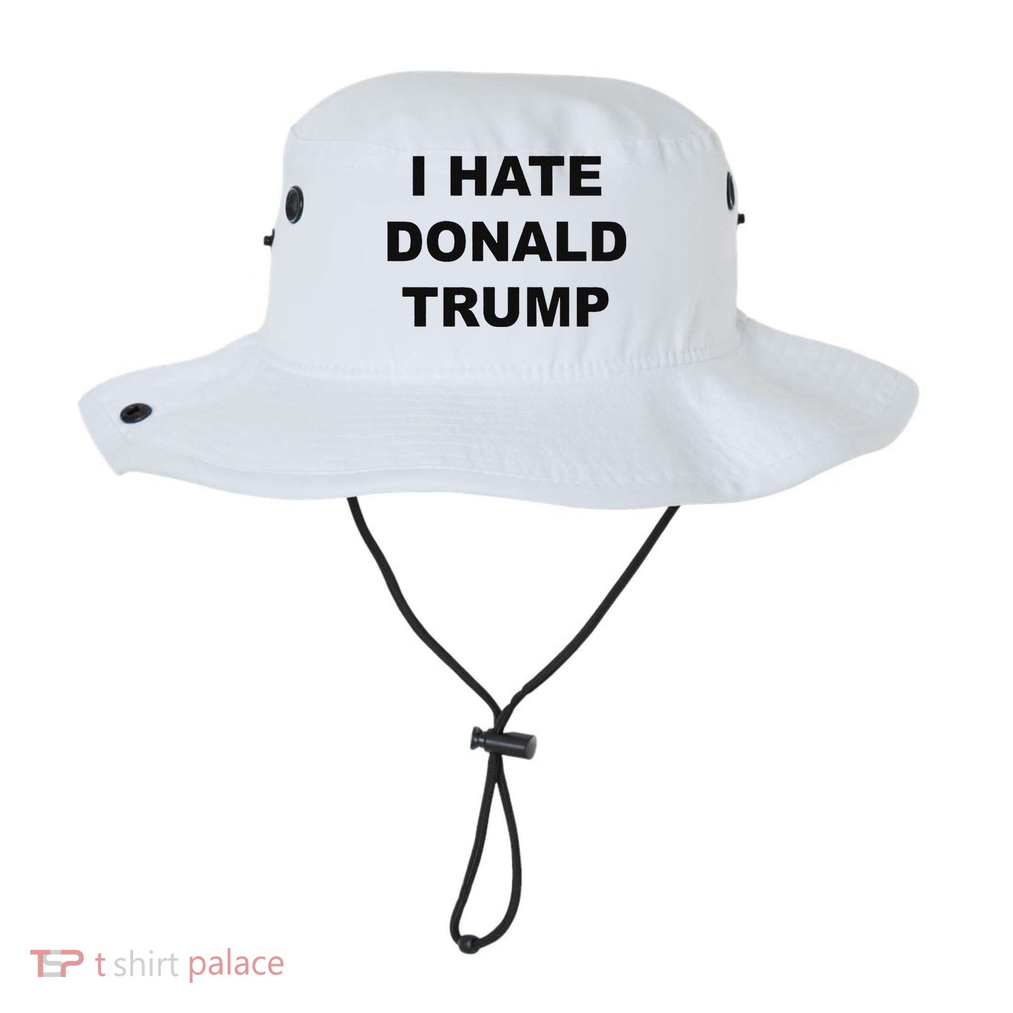 Top That Says I Hate Donald Trump Anti Trump Sucks Bucket Hat