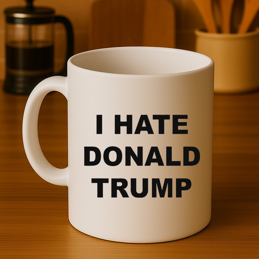 Top That Says I Hate Donald Trump Anti Trump Sucks Mug