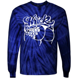 Thick Thighs Save Lives Gym Workout Thick Thighs Tie-Dye Long Sleeve Shirt