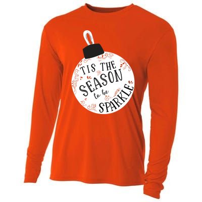 Tis The Season To Holiday Cute Fun Ornat Gift Cooling Performance Long Sleeve Crew