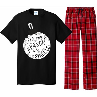 Tis The Season To Holiday Cute Fun Ornat Gift Pajama Set