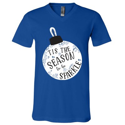 Tis The Season To Holiday Cute Fun Ornat Gift V-Neck T-Shirt