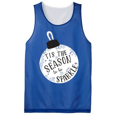 Tis The Season To Holiday Cute Fun Ornat Gift Mesh Reversible Basketball Jersey Tank