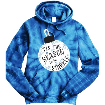 Tis The Season To Holiday Cute Fun Ornat Gift Tie Dye Hoodie