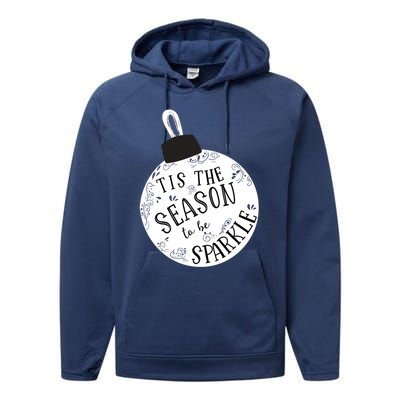 Tis The Season To Holiday Cute Fun Ornat Gift Performance Fleece Hoodie