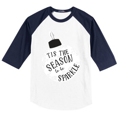 Tis The Season To Holiday Cute Fun Ornat Gift Baseball Sleeve Shirt