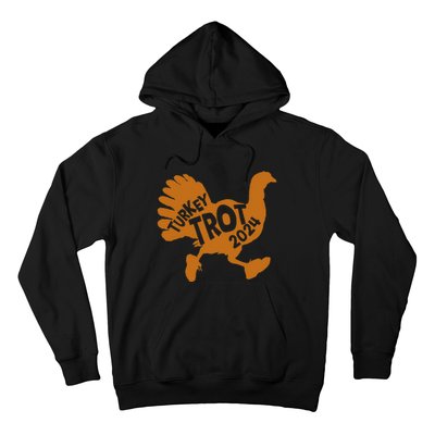 Turkey Trot Squad 2024 Funny Thanksgiving Day Run Matching Hoodie