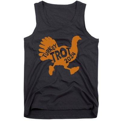 Turkey Trot Squad 2024 Funny Thanksgiving Day Run Matching Tank Top