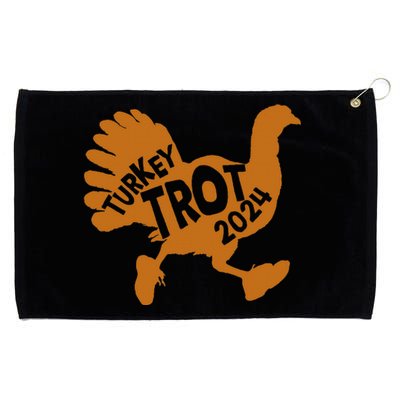 Turkey Trot Squad 2024 Funny Thanksgiving Day Run Matching Grommeted Golf Towel