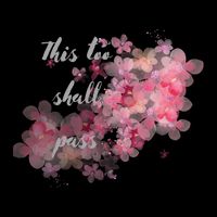 This Too Shall Pass Pink And Purple Floral Design Gift Impact Tech Backpack