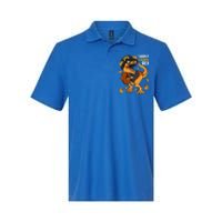 Thanksgiving Turkey Saurus T Rex Dinosaur Funny Gift Softstyle Adult Sport Polo