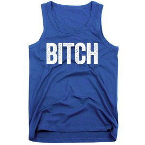 Text That Says Bitch Nasty Funny Him And Her Couples Great Gift Tank Top