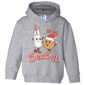 Tis The Season Christmas Santa Cookie Toddler Hoodie