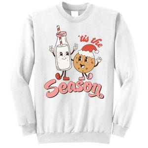 Tis The Season Christmas Santa Cookie Sweatshirt