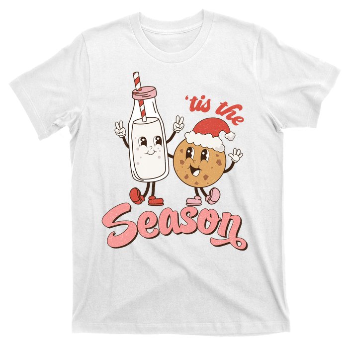 Tis The Season Christmas Santa Cookie T-Shirt