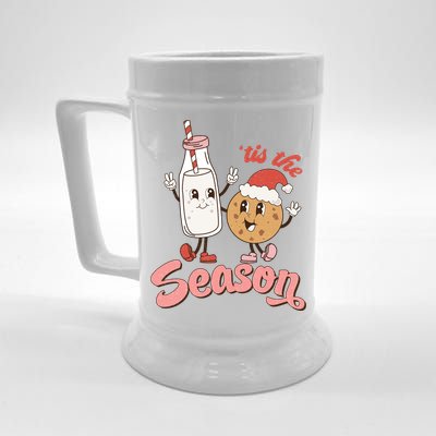 Tis The Season Christmas Santa Cookie Beer Stein