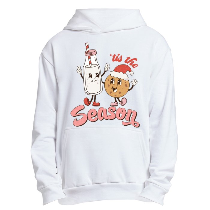 Tis The Season Christmas Santa Cookie Urban Pullover Hoodie