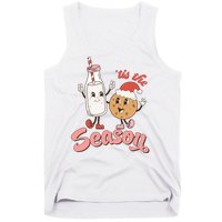 Tis The Season Christmas Santa Cookie Tank Top