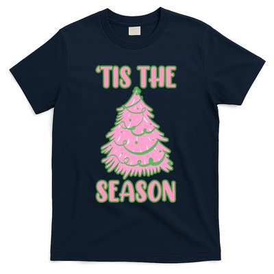 Tis The Season Pink Christmas Tree T-Shirt