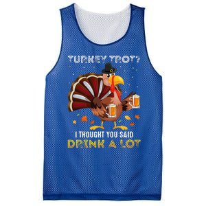 Turkey Trot Squad Running Drinking Matching Thanksgiving Mesh Reversible Basketball Jersey Tank