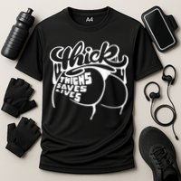 Thick Thighs Save Lives Tee Gym Workout Thick Thighs Performance Shirt