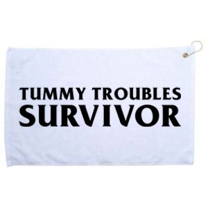 Tummy Troubles Survivor Funny Sarcastic Ibs Humor Statement Grommeted Golf Towel