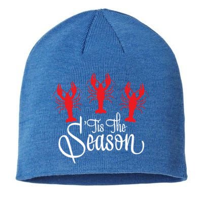 Tis The Season Crawfish Mardi Gras Carnival Festival Gift Sustainable Beanie