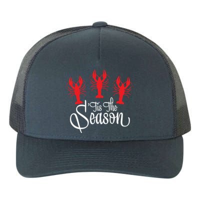 Tis The Season Crawfish Mardi Gras Carnival Festival Gift Yupoong Adult 5-Panel Trucker Hat