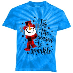 Tis The Season To Matching Family Gift Kids Tie-Dye T-Shirt