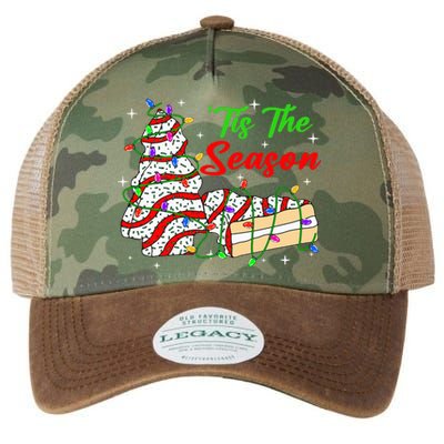 Tis' The Season Christmas  Funny Tree Cakes Debbie Xmas Legacy Tie Dye Trucker Hat