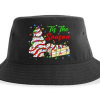 Tis' The Season Christmas  Funny Tree Cakes Debbie Xmas Sustainable Bucket Hat