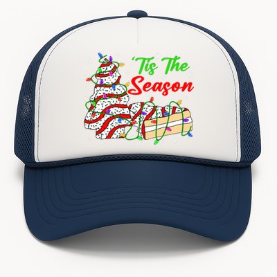 Tis' The Season Christmas  Funny Tree Cakes Debbie Xmas Trucker Hat