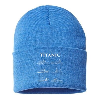 Titanic, Titanic Sinking, Titanic History, Titanic Sustainable Knit Beanie