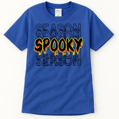 Tis The Season To Be Creepy Retro Halloween Spooky Season Gift Tall T-Shirt