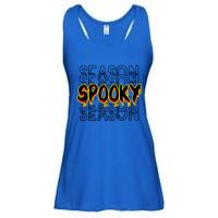 Tis The Season To Be Creepy Retro Halloween Spooky Season Gift Ladies Essential Flowy Tank