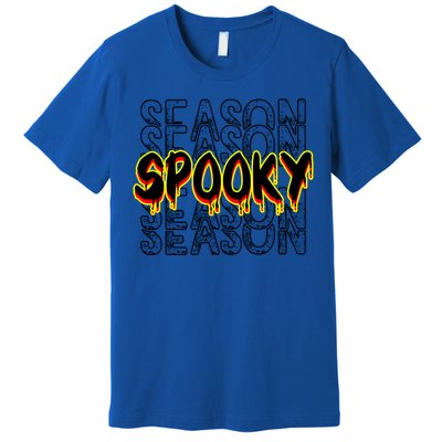 Tis The Season To Be Creepy Retro Halloween Spooky Season Gift Premium T-Shirt