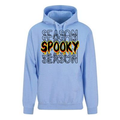 Tis The Season To Be Creepy Retro Halloween Spooky Season Gift Unisex Surf Hoodie