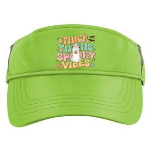 Thick Thighs Spooky Adult Drive Performance Visor