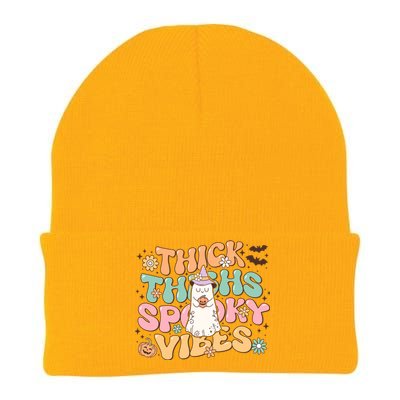 Thick Thighs Spooky Knit Cap Winter Beanie