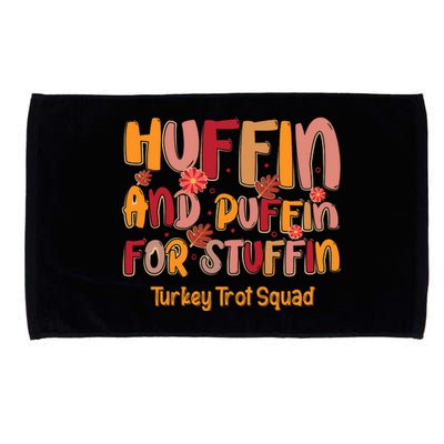 Turkey Trot Squad Thanksgiving Microfiber Hand Towel