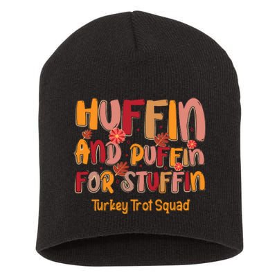 Turkey Trot Squad Thanksgiving Short Acrylic Beanie