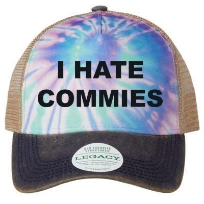 Top That Says Hate Commies Anti Commie Communism Sucks Legacy Tie Dye Trucker Hat