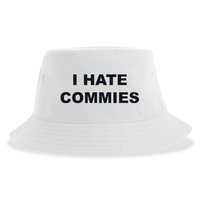 Top That Says Hate Commies Anti Commie Communism Sucks Sustainable Bucket Hat