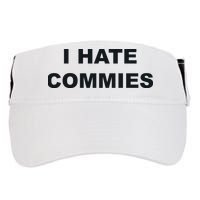 Top That Says Hate Commies Anti Commie Communism Sucks Adult Drive Performance Visor