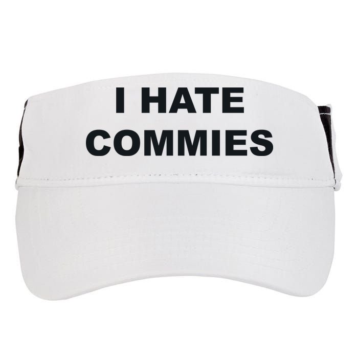 Top That Says Hate Commies Anti Commie Communism Sucks Adult Drive Performance Visor