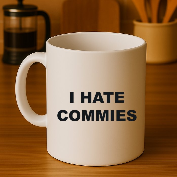 Top That Says Hate Commies Anti Commie Communism Sucks Mug