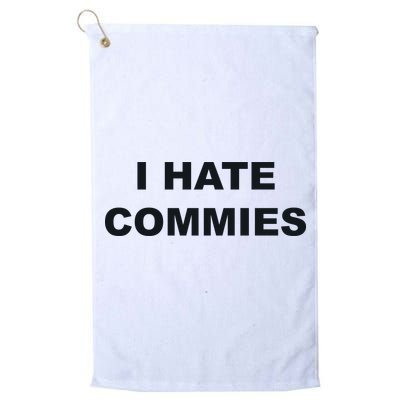 Top That Says Hate Commies Anti Commie Communism Sucks Golf Towel
